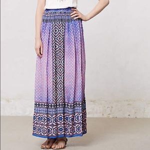 Anthropologie maxi skirt in great condition!!